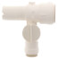 3591-1810 (P-1087) Polysulfone Quick-Connect Left Single Stem Body, 1" x 1/2" CTS