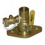 PIPF-S 1-1/4" Solder Isolation Pump Flange, Purge Port and Swivel Flange