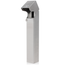1-Gang 24" Stainless Steel Power Pedestal, Surface Mount, NEMA 3R, Lockable Flush Hinge Top, Self-Closing Lid, Brushed, Stainless Steel