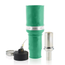 Rhino-Hide Single Pole Female Connector (Contact, Insulator, & Dust Cap), Crimped, 313 MCM Cable, 1000V 636A Max (Green)