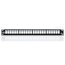 Shielded Flat Quickport, Patch Panel, 24-port, 1RU (Black) Cable Management Bar Included.