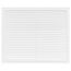 25" x 20" (Wall Opening Size) White Aluminum Return Air Grille, 45-Degree Fixed Blade (RH45 Series)