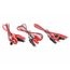 Alligator Clips with Test Leads 10 AWG - 36" w/10A Clip (Single Pack), PD455150