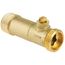 Brass Drain Valve with Screwdriver Handle (2-1/4, PT16830C