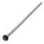 12" Toilet Riser (3/8" O.D. Heavy Duty Rubber Nosepiece) (Chrome Plated)