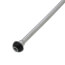 20" Toilet Riser (3/8" O.D. Heavy Duty Rubber Nosepiece) (Chrome Plated)