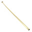 20" Toilet Riser (3/8" O.D. Gasket Nosepiece) (Polished Brass)