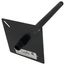 1/2" MNPT x 12" Straight Stub Out w/ Bracket, Steel