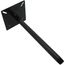 1/2" MNPT x 12" Straight Stub Out w/ Bracket, Steel