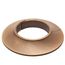 1-1/4" Two-Piece Magnetic Assembly Escutcheon for Concealing Pipework (Natural Brass)