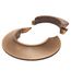 1-1/4" Two-Piece Magnetic Assembly Escutcheon for Concealing Pipework (Natural Brass)
