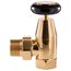 1-1/4" FIP Windsor Control Valve, Failsafe Brass-On-Brass Seals for Steam & Hydronic Systems (Unlacquered Brass)