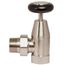 1-1/4" FIP Windsor Control Valve, Failsafe Brass-On-Brass Seals for Steam & Hydronic Systems (Satin Nickel)