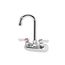 Silver Series 4" Center Wall Mount Kitchen Faucet w/ 3-1/2" Wide Gooseneck Spout, 10-400L