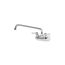 Silver Series 4" Center Wall Mount Kitchen Faucet w/ 10" Spout, 10-410L
