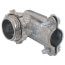 3/8" Zinc BX-Flex 90-Degree Squeeze Connector