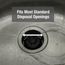 Disposal Genie Garbage Disposal Strainer (Black)