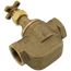 1" Manual Straight Valve w/ Rising Swivel