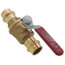P-201NL 1/2" Press Forged Brass Full Port Ball Valve w/o Drain (Lead Free)