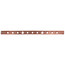 1/2" , 3/4" Copper Stub Bracket w/ extruded holes (26" Length)