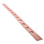 1/2" , 3/4" Copper Stub Bracket w/ extruded holes (26" Length)