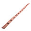 1/2" , 3/4" Copper Stub Bracket w/ extruded holes (26" Length)