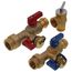 3/4" Press Tankless Water Heater Service Valve Kit w/ 200K BTU PRV (Lead Free)
