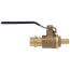 1/2" PEX Crimp x Copper Press Brass Ball Valve, P-2006NL (Lead Free)