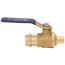 3/4" PEX Crimp x Copper Press Brass Ball Valve, P-2006NL (Lead Free)