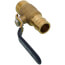 T-1960MNL 1" MNPT x PEX DZR Forged Brass Cold Expansion PEX Ball Valve (Lead Free)
