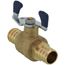 3/4" PEX Crimp Ball Valve, T-Handle, T-2006NL (Lead Free)