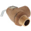3/4" MNPT x 1" FNPT RVW10 710,000 BTU Hot Water Relief Valve, 30 PSIG (Brass Finish)