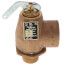 3/4" MNPT x 1" FNPT RVW10 710,000 BTU Hot Water Relief Valve, 30 PSIG (Brass Finish)