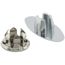 Escutcheon Plug Button Kit (Polished Chrome), 10116