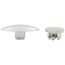 Escutcheon Plug Button Kit (Polished Chrome), 10116