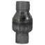 1-1/2" PVC IPS Clear Spring Check Valve (Socket)