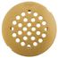 4-1/4" Brushed Gold Tub/Shower Drain Cover, 101663BG