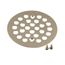 Tub/Shower Drain Cover, 101664BN (Brushed Nickel)