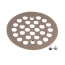 Kingsley 4-1/4" Round Shower Drain Cover w/ Screws (Oil Rubbed Bronze), 101664ORB