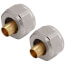 ASTM 1/2" PEX Radiator Compression Fitting (2 per set)
