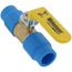 1/2" Pro-Connect Full Port PP-RCT Ball Valve (Lead Free)