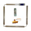 44" Blue Lightning Magnesium Anode Rod, Nipple Type, Flexible (4 sections) w/ Drain Valve & Nipple