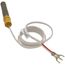750 Mv Thermopile Generator w/ 32" Cable, Armored Leads & F Spade Clip  for use w/ PG9 Style Pilot Burners