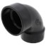 3" Hub ABS DWV 90-Degree Elbow