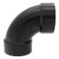 3" Hub ABS DWV 90-Degree Elbow