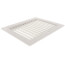 8" x 10" (Wall Opening Size) Steel Return Grille, 35° Fixed Blade (94A Series)