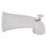 6" Decorative Tub Spout with Pull Up Diverter in Chrome