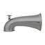 6" Decorative Tub Spout with Pull Up Diverter (Brushed Nickel)