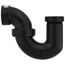 1-1/2" H x SJ ABS P-Trap with Union Joint