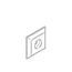 Escutcheon (Brushed Moderne Brass), K-1032503-2MB